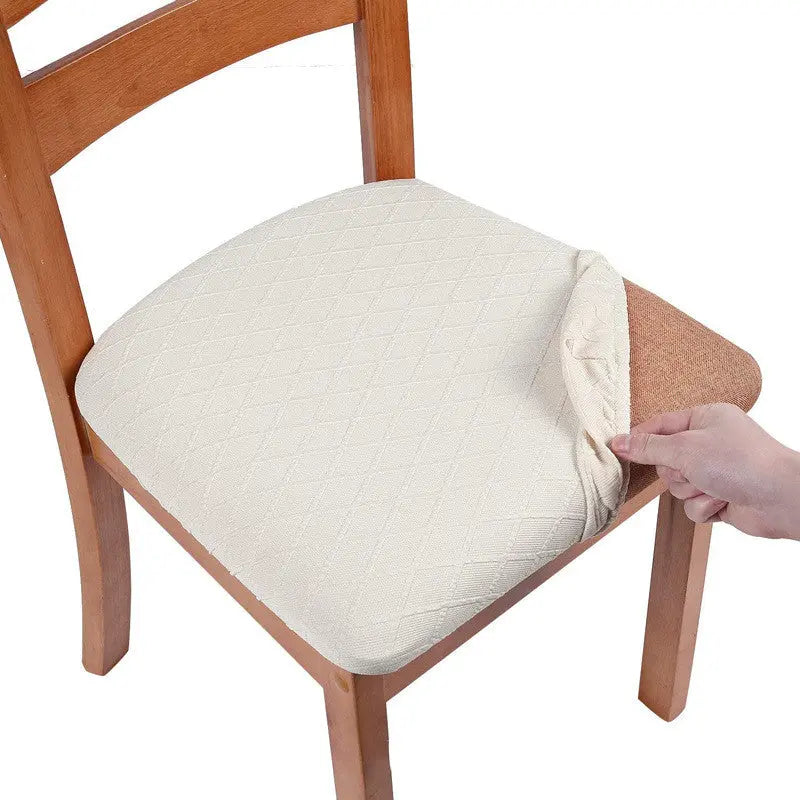 Housse Assise Chaise Moderne JARLINA Beige