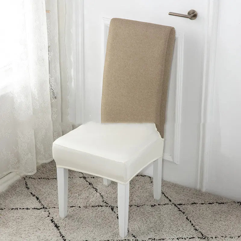 Housse Assise Chaise PU Imperméable EVALIA Off white