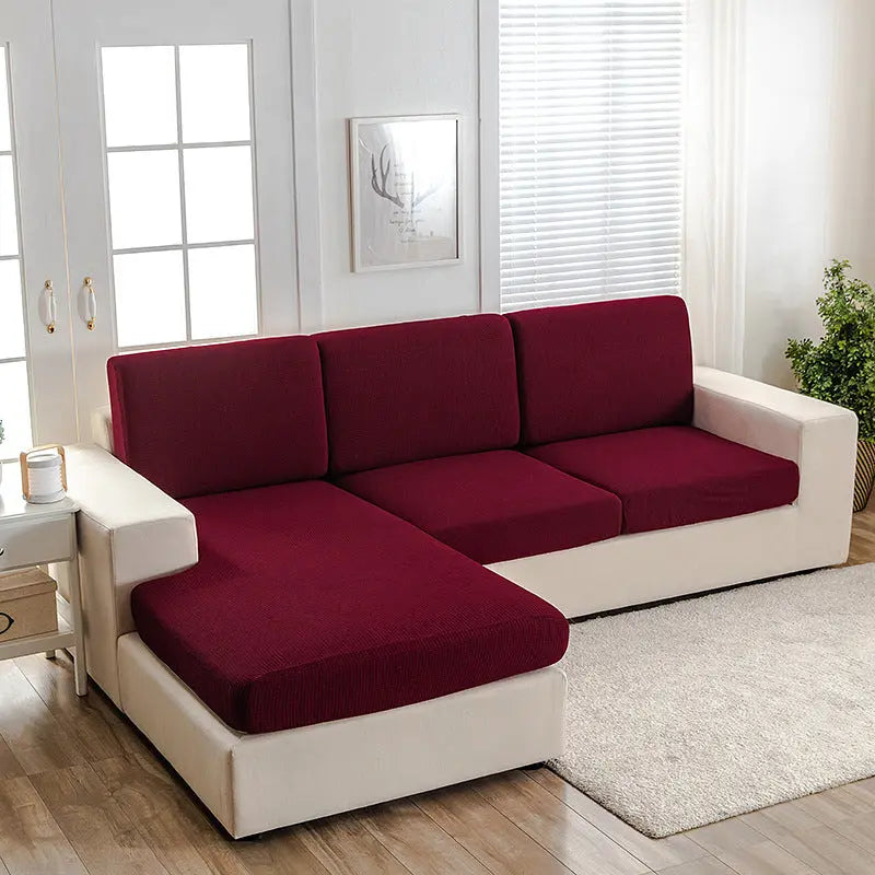Housse Assise Imperméable CIRCLE Wine Red-Enlarge Single