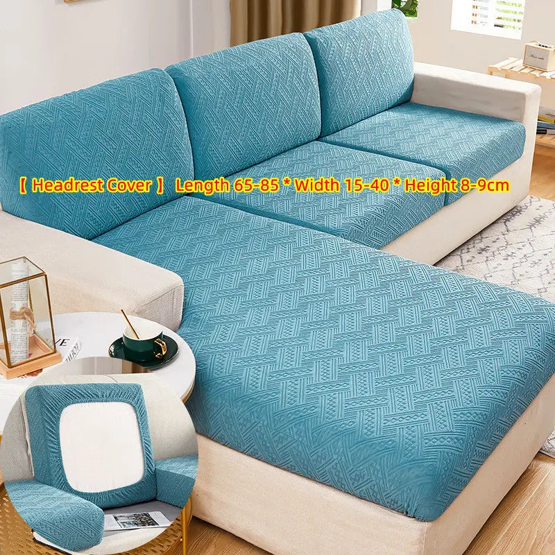 Housse Assise Protectrice ELASTO Wind Chimes Lake Blue-Head pillowcase