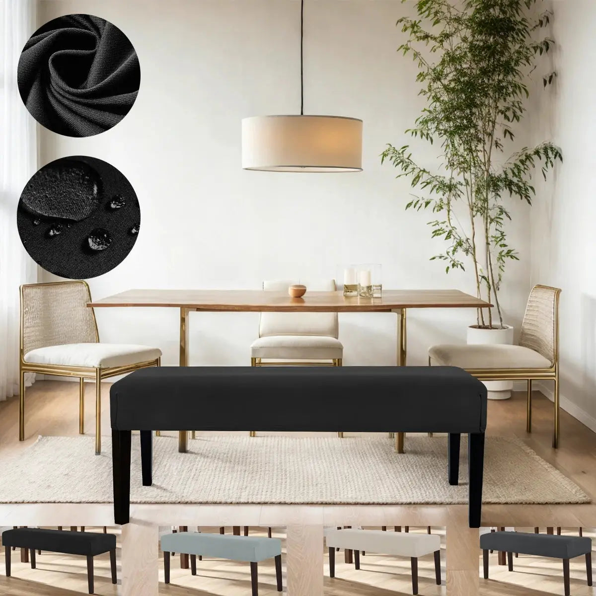 Housse Banquette Élastique Imperméable SILANE Housse de France