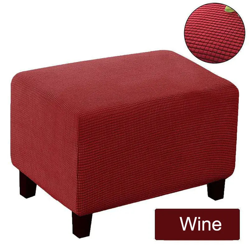Housse Banquette Velours Élastique SOFIUM Wine Red-L