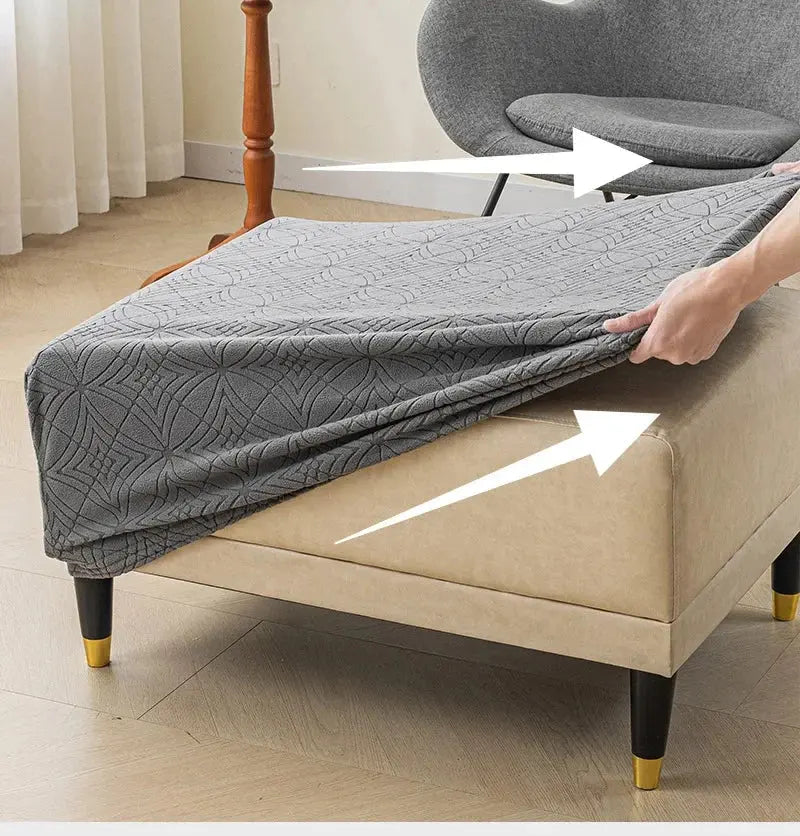 Housse Banquette Velours Extensible JACQOR Housse de France