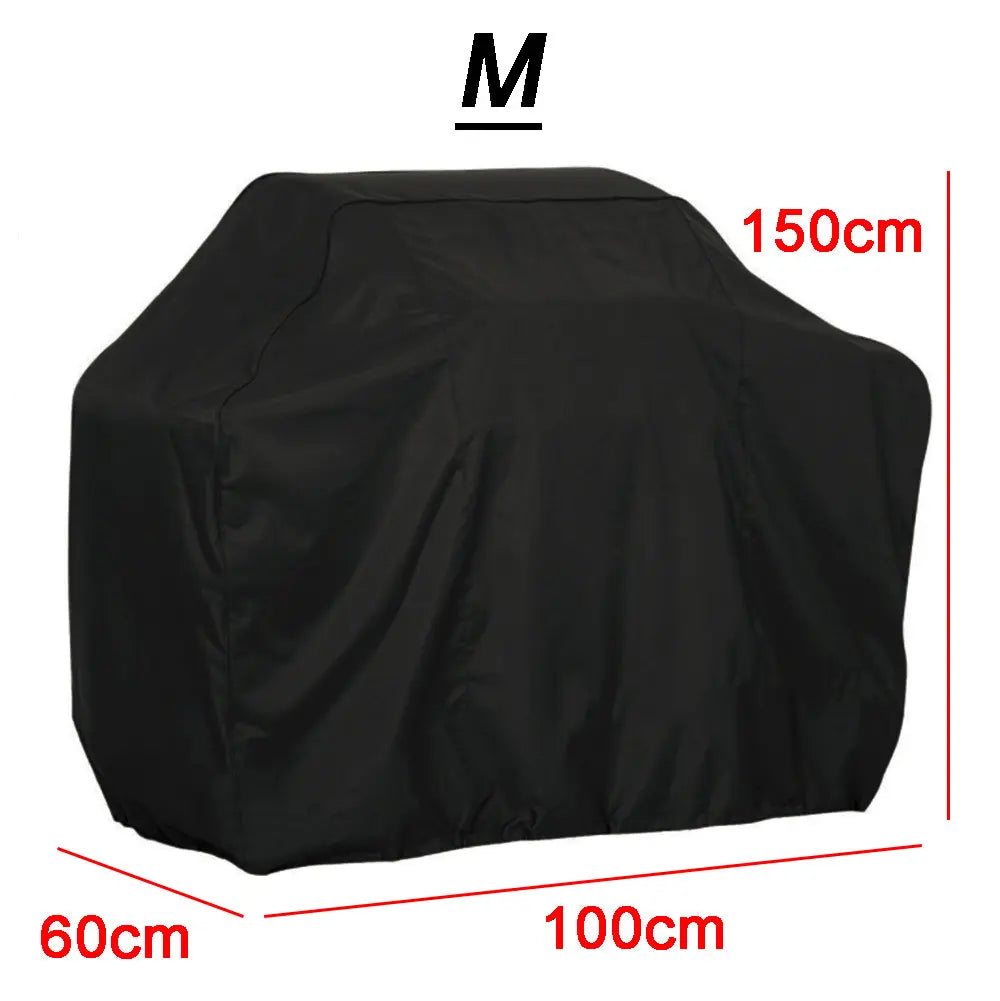 Housse Barbecue Oxford Waterproof NEVIA Black-100x60x150cm