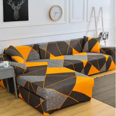 Housse Canapé Angle Élastique GEOFIT 8 Style-B
