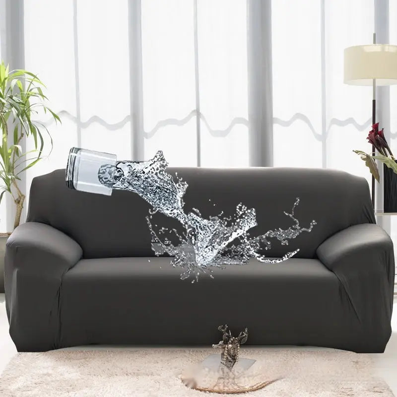 Housse Canapé Élastique Prono Gray-Four Sofas