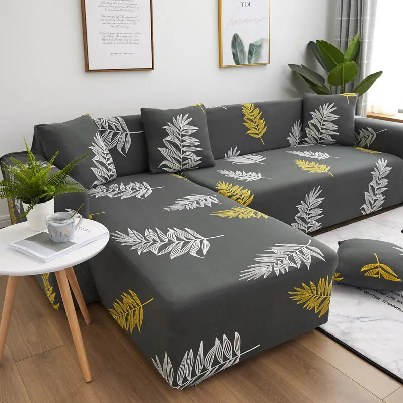 Housse Canapé Moderne GeometricFLO Fstyle-190to230cm