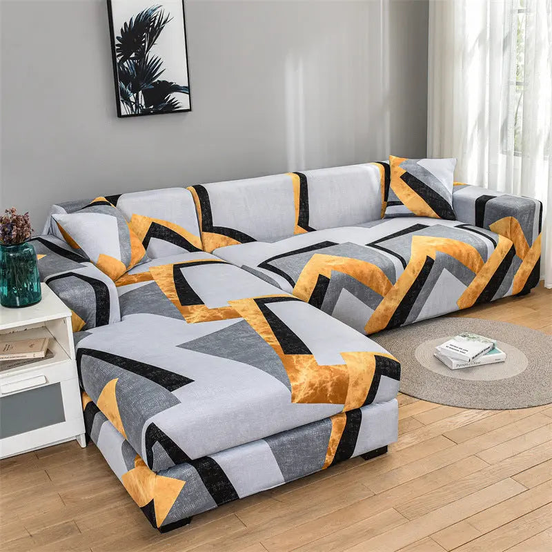 Housse Canapé Multistyle EMMA Gray Stripe-Double Seat