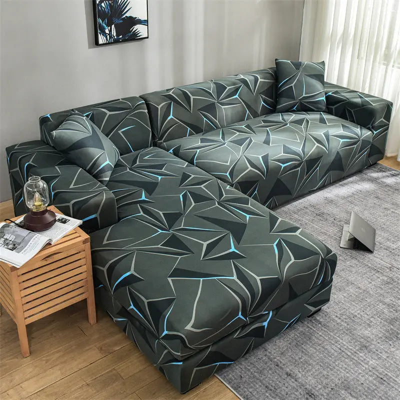 Housse Canapé Multistyle EMMA Science Fiction Blue-Double Seat