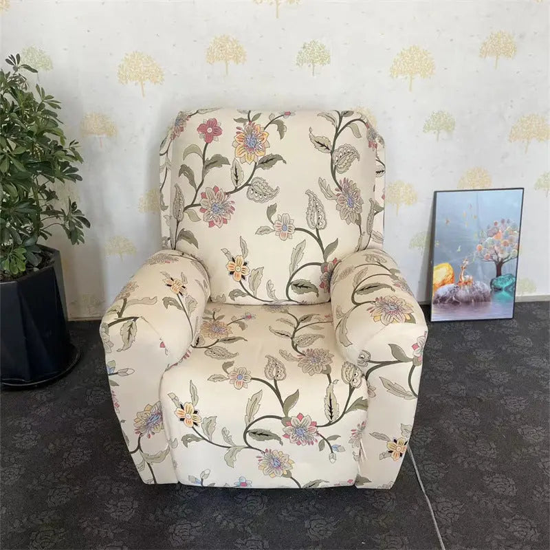Housse Canapé Relax Imprimée LUXORA Floroman dance-Chair cover 4piece set