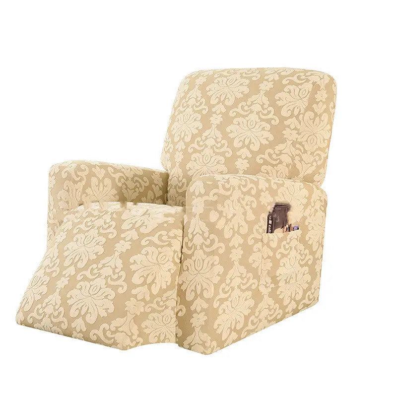 Housse Canapé Relax Jacquard AMELIA Apricot