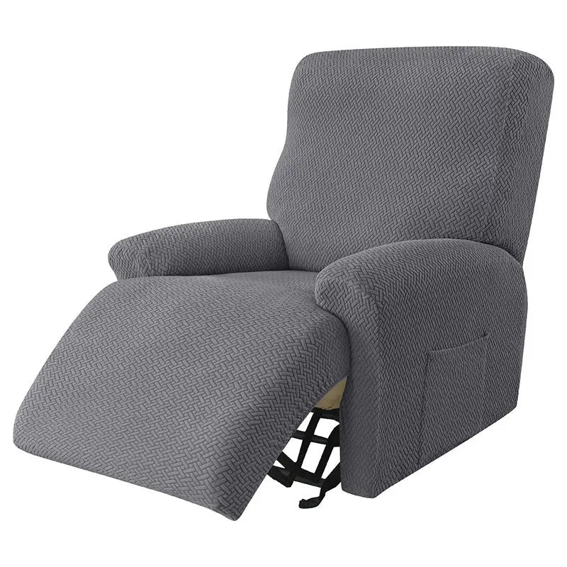 Housse Canapé Relax Moderne VELASI 08 Dark Gray-Four Pieces