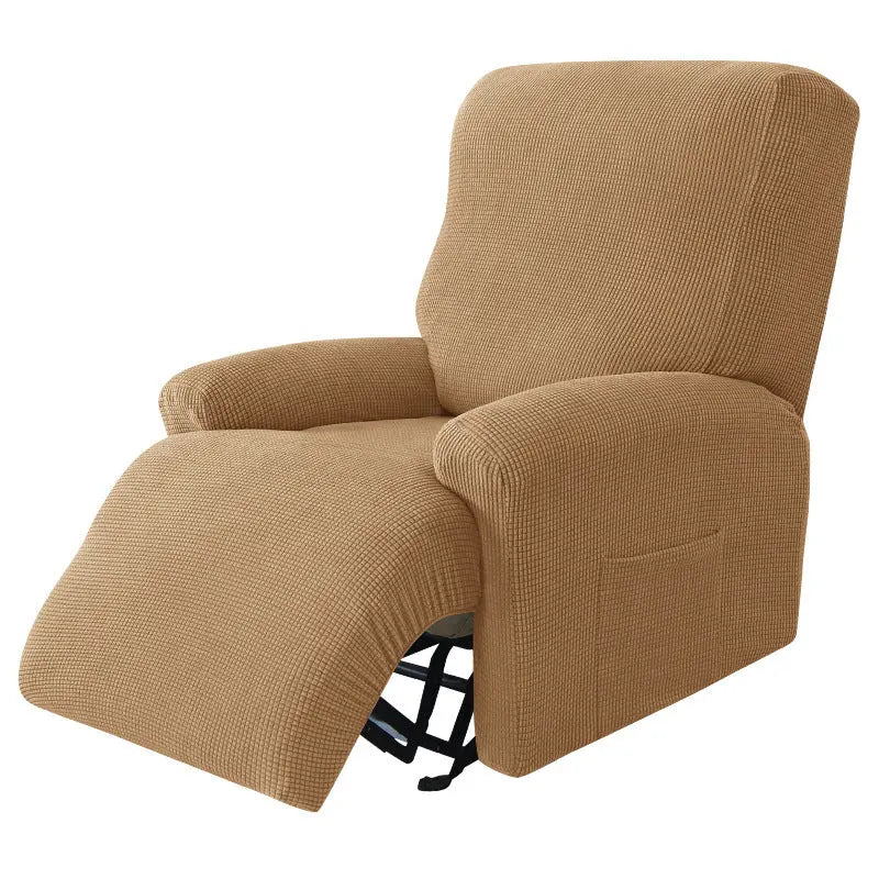 Housse Canapé Relaxable Élastique FLECOS Light Coffee-Single Seat