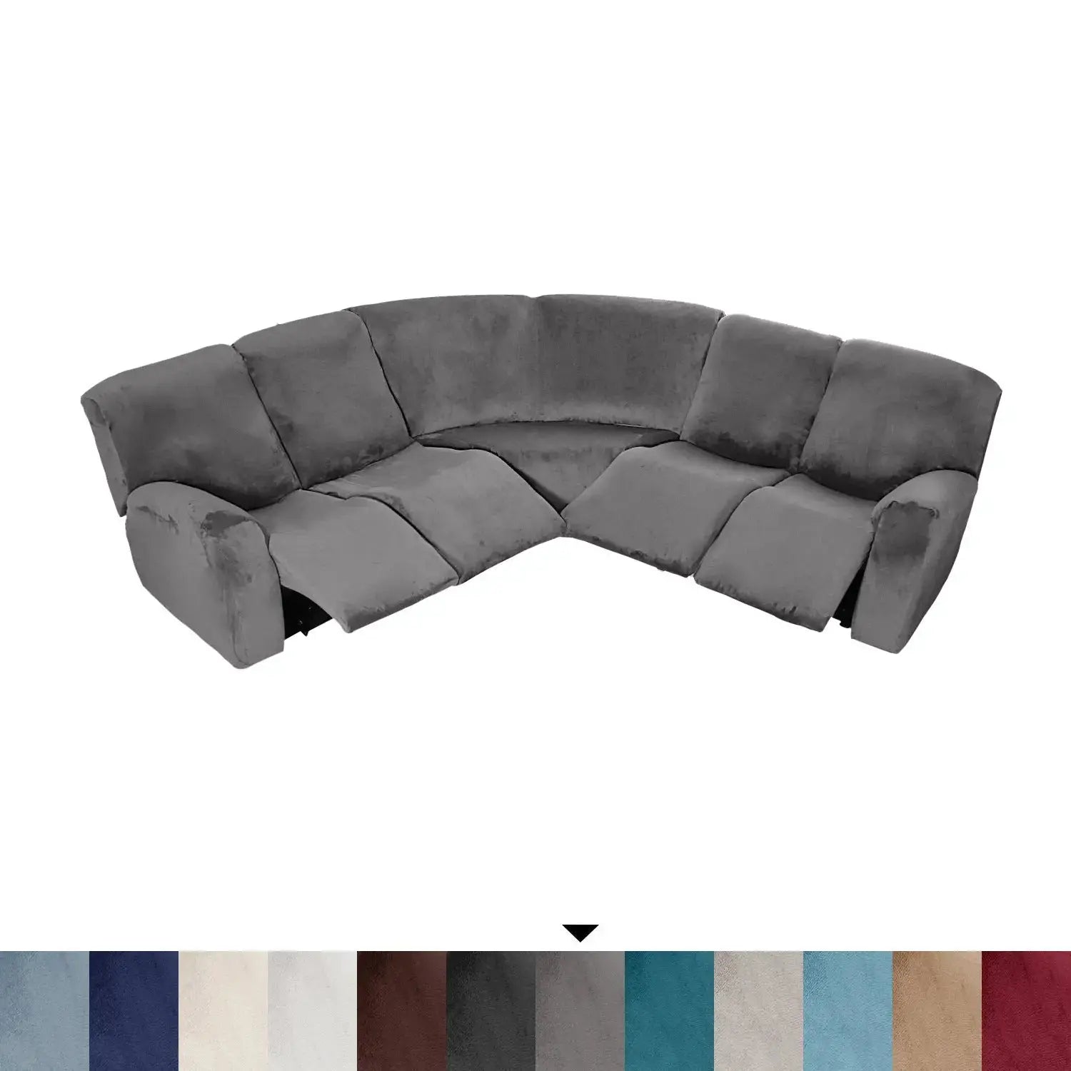 Housse Canapé Velours Moderne LUNARA