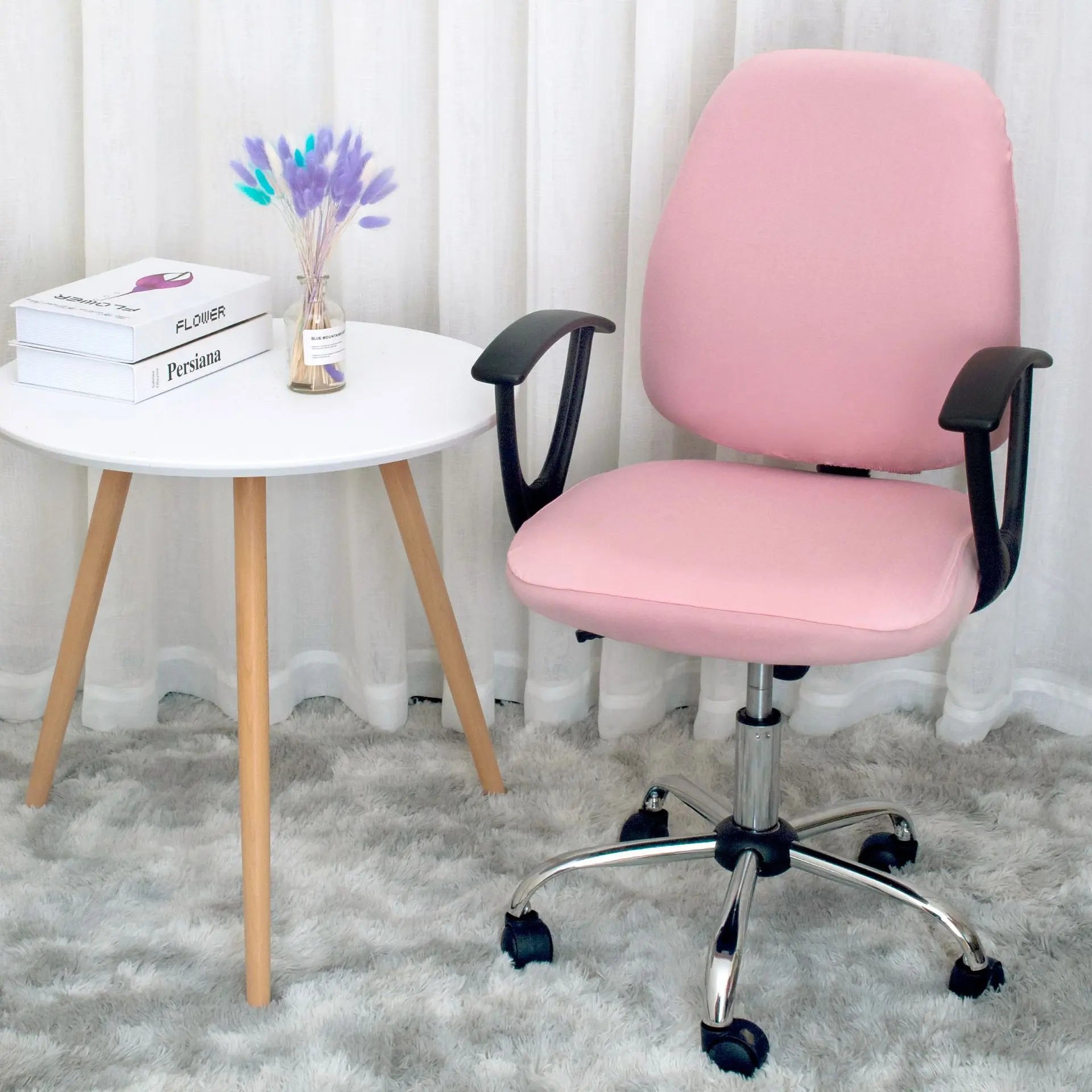 Housse Chaise Élastique ASTRON Pink Color-Free Size