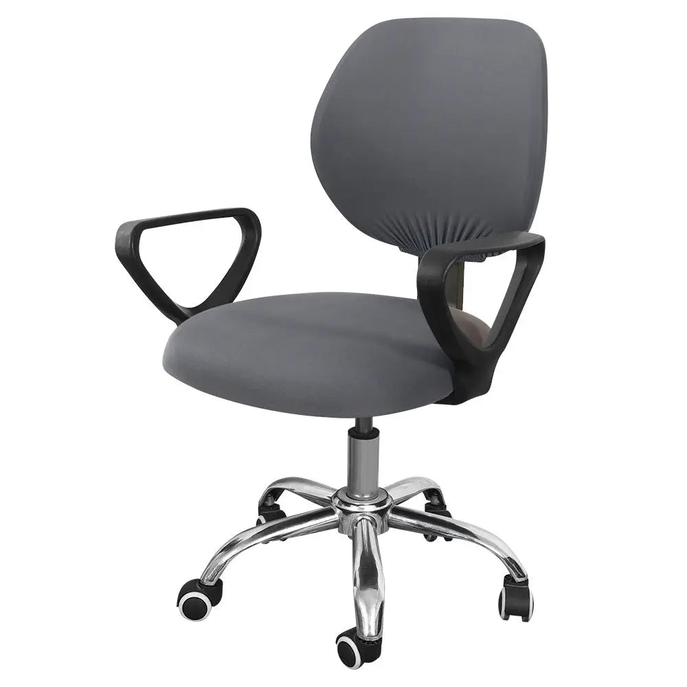 Housse Chaise Élastique MONTRO Silver Gray-As shown in the figure