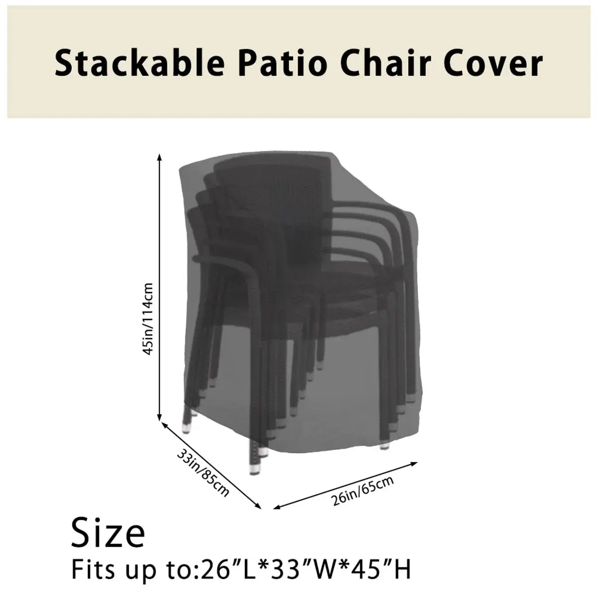 Housse Chaise Imperméable Résistante GARDALUX Housse de France