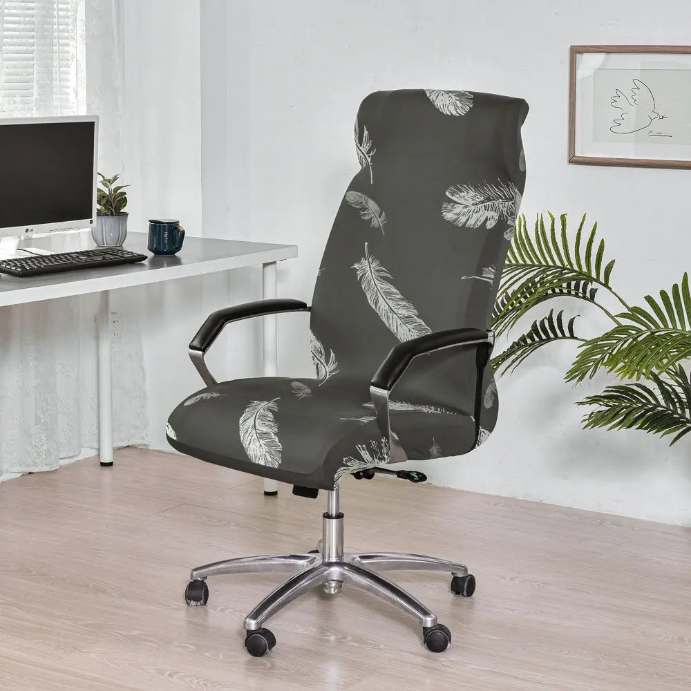Housse Chaise Rotative ZELFOR Gray Feather-L