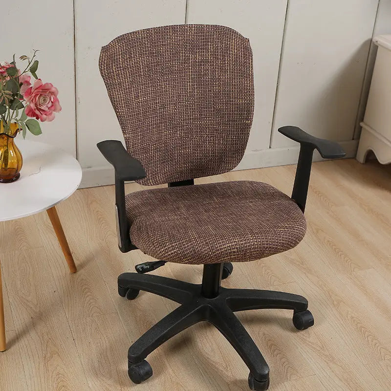 Housse Chaise Swivel SPLITA Linen Coffee-Split Chair Cover