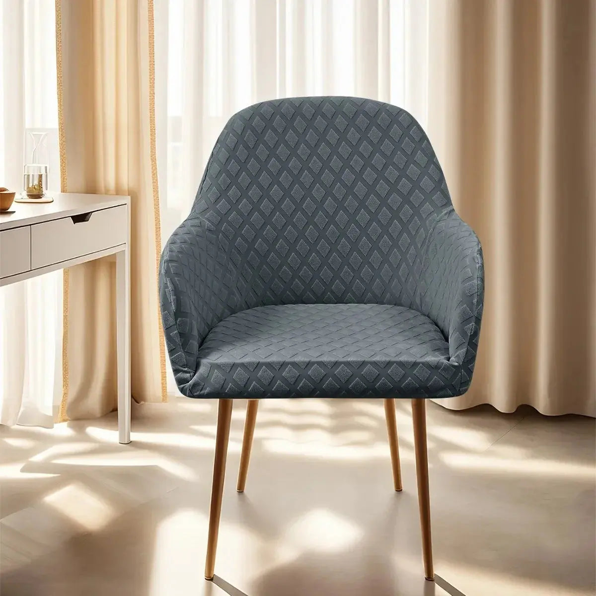 Housse Chaise Velours Extensible VELINA Housse de France
