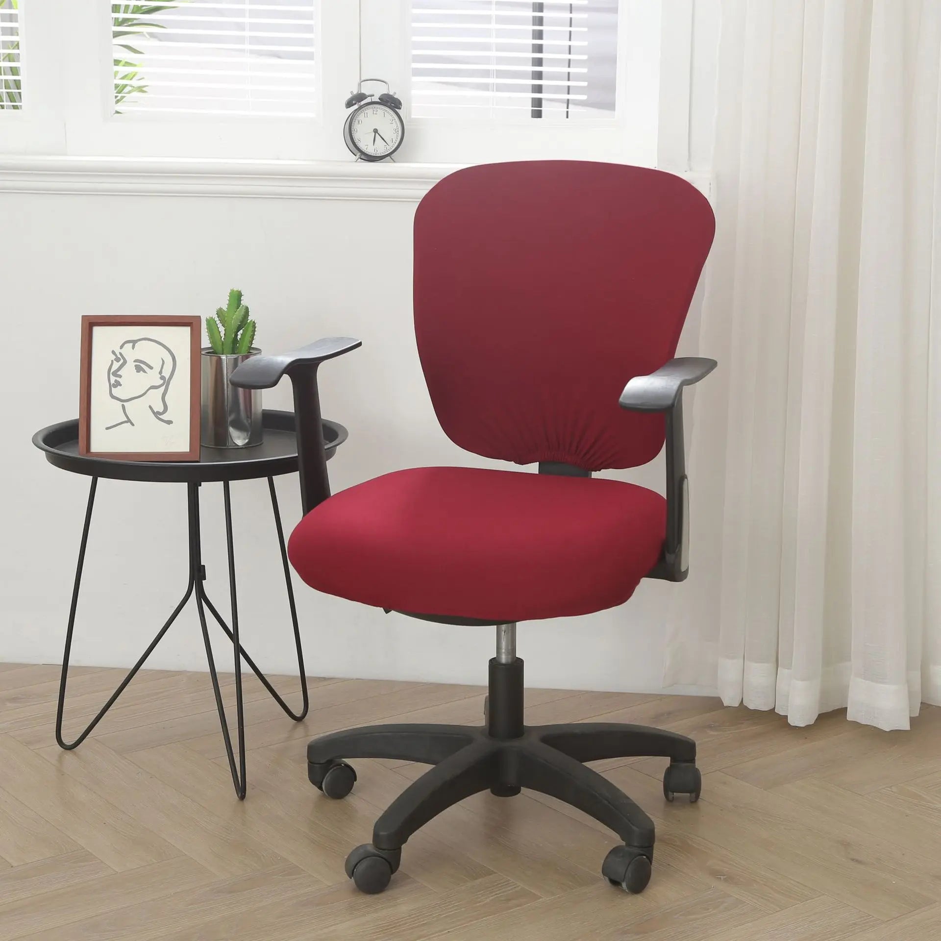 Housse Chaise Élastique MILKIA Red-Split Universal