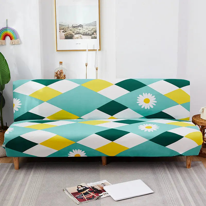 Housse Clic Clac Imprimée SOLIA Daisy-Sofa Cover