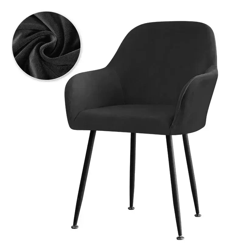 Housse De Chaise Velours Extensible VELINO Housse de France