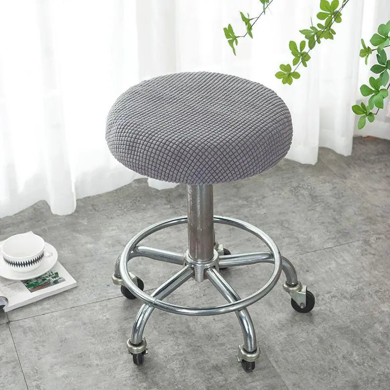 Housse De Tabouret Flanelle Moderne SOFRIA Light Gray-Regular