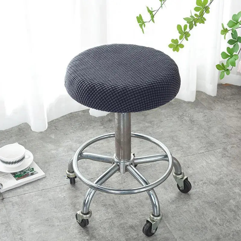 Housse De Tabouret Flanelle Moderne SOFRIA Dark Gray-Regular
