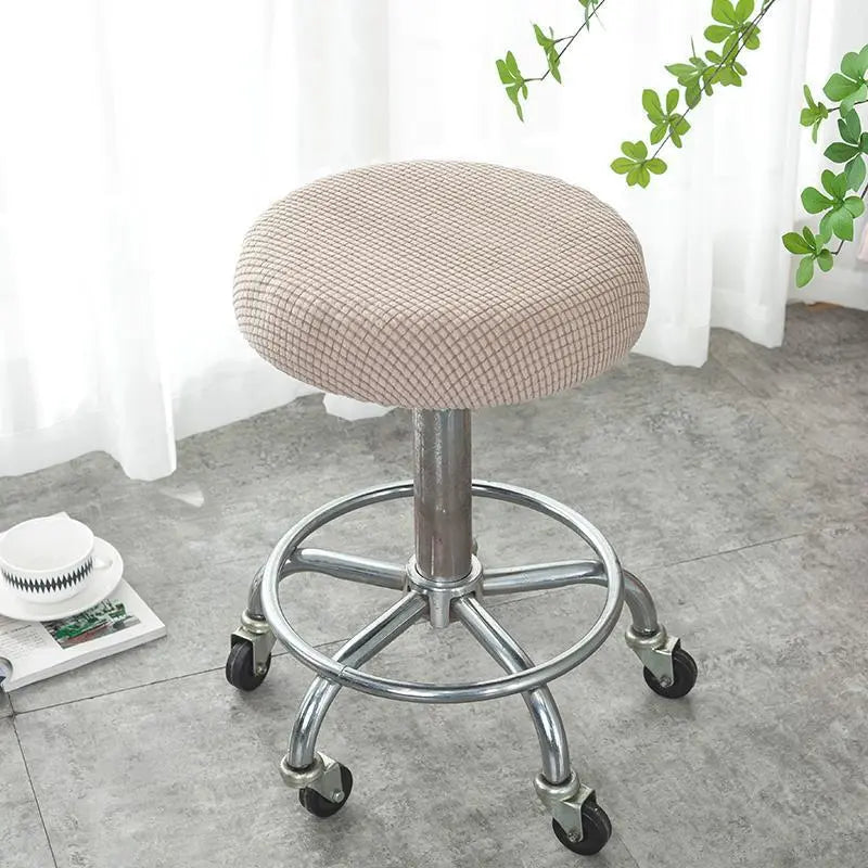 Housse De Tabouret Flanelle Moderne SOFRIA Khaki-Regular