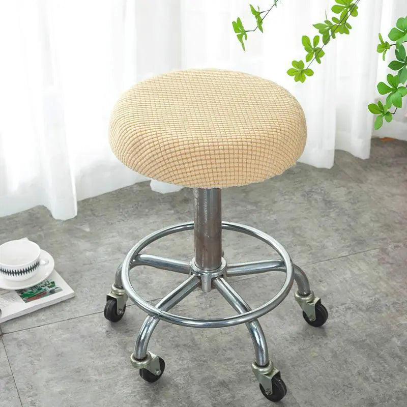 Housse De Tabouret Flanelle Moderne SOFRIA Beige-Regular