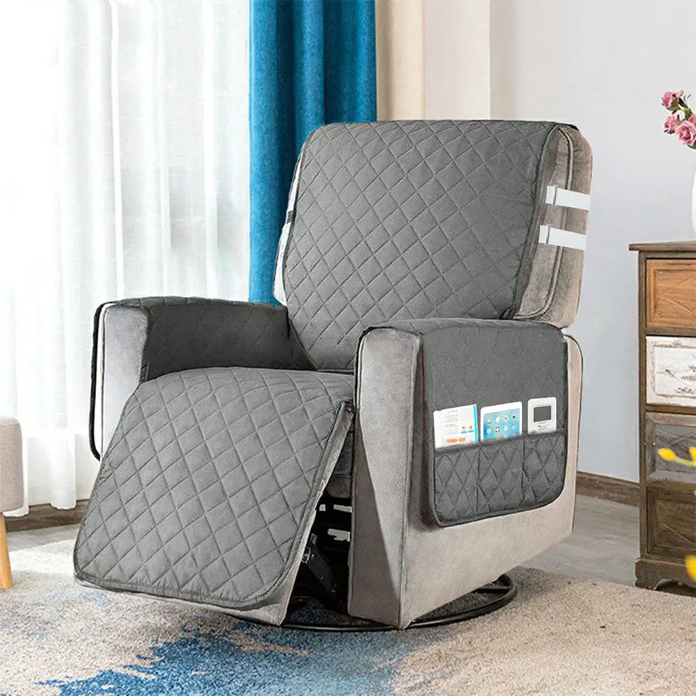 Housse Fauteuil Anti-Glisse RELAXOR Grey-L