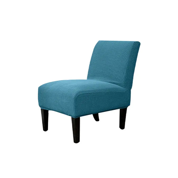 Housse Fauteuil Universelle POLARIS Peacock Blue-Fat Stool Chair Cover L Size