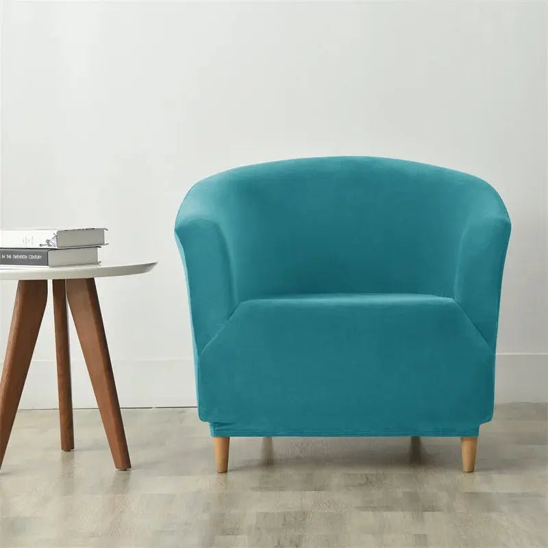 Housse Fauteuil Club Velours Anti-Gliss COVIA Housse de France