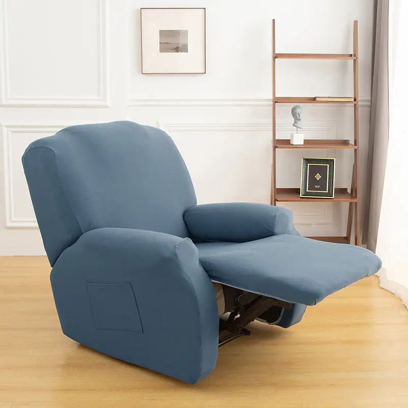 Housse Fauteuil Élastique FLOCKY Grey blue-Chivas Single