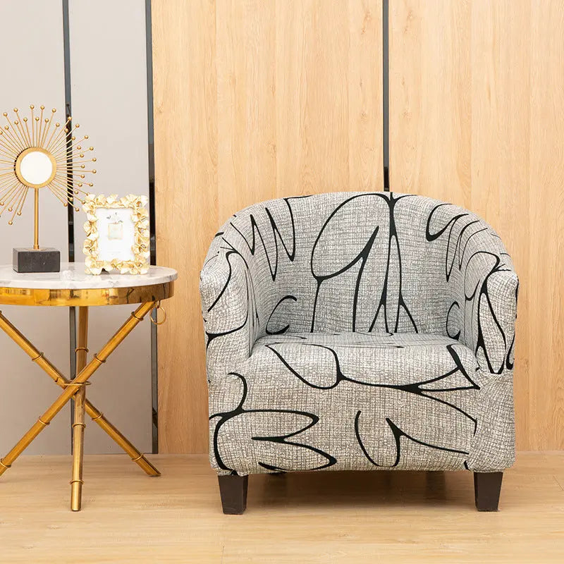 Housse Fauteuil Élastique JASMIRO Plain Lotus-Semicircle Single 65 90cm