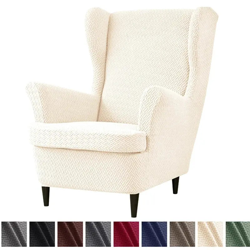 Housse Fauteuil Oreilles Extensible **ALVINA** Housse de France