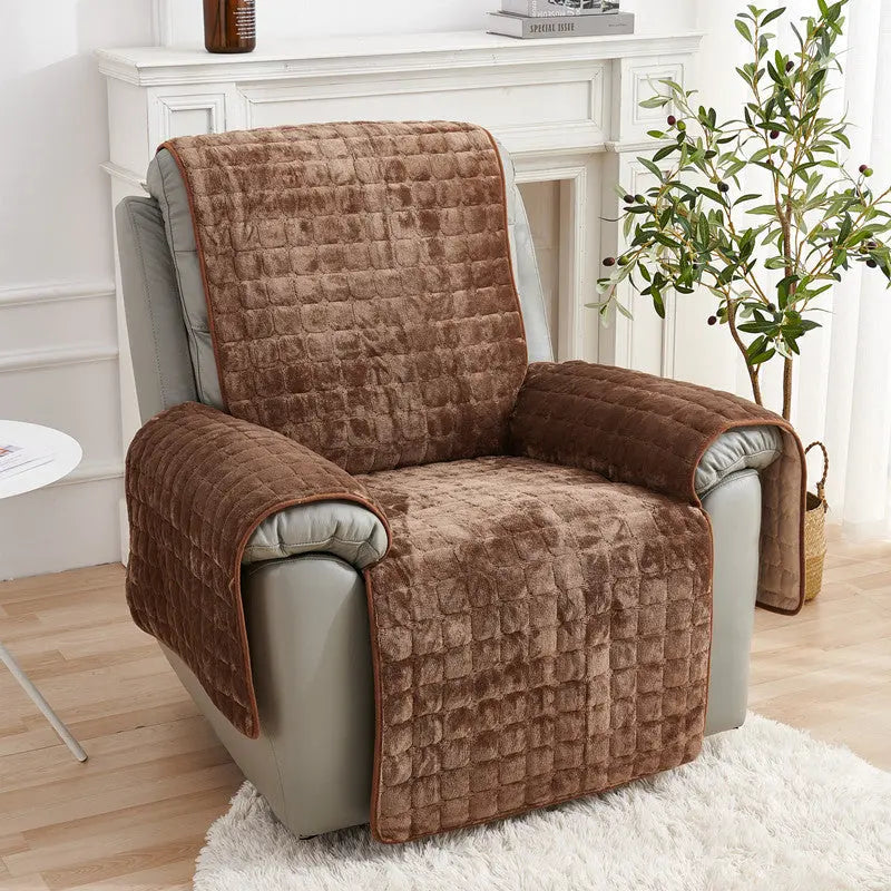 Housse Fauteuil Relax Douceur MIKA Coffee-53x190CM