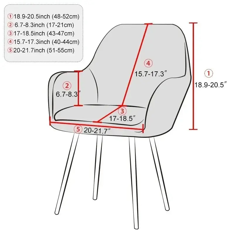 Housse Fauteuil Scandinave Extensible SAPHIRE Housse de France