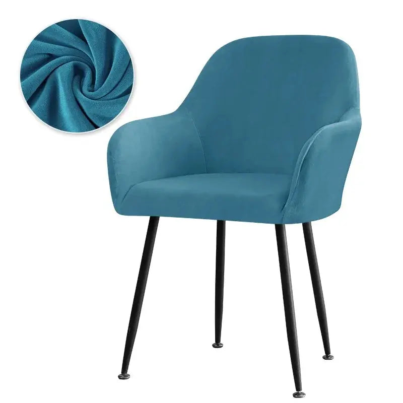 Housse Fauteuil Velours Scandinave PLENIO Housse de France