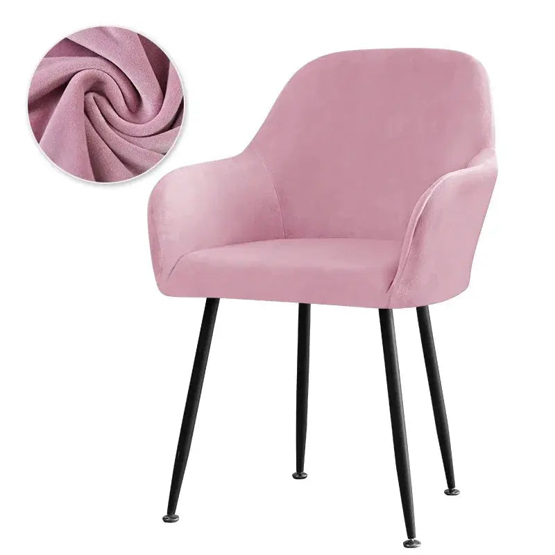 Housse Fauteuil Velours Scandinave PLENIO Housse de France