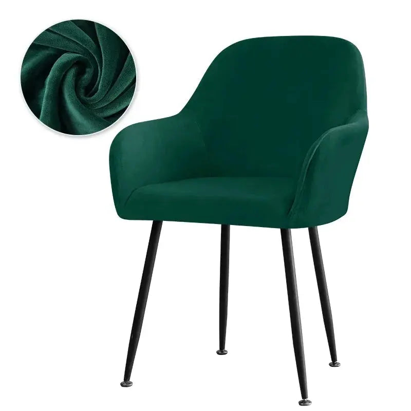 Housse Fauteuil Velours Scandinave PLENIO Housse de France