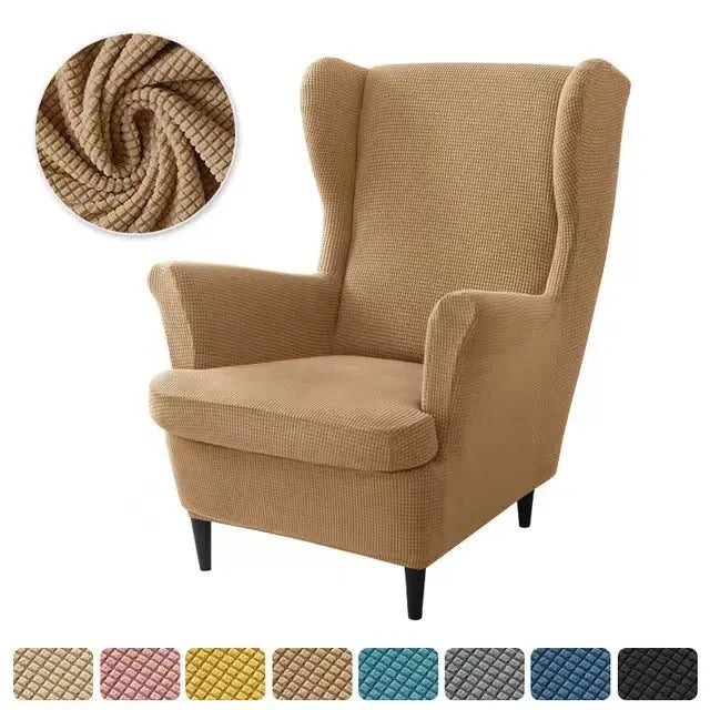 Housse Fauteuil Élastique TIGO Light Coffee-3PCS SET