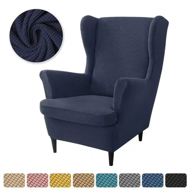 Housse Fauteuil Élastique TIGO Purplish Blue-2PCS SET