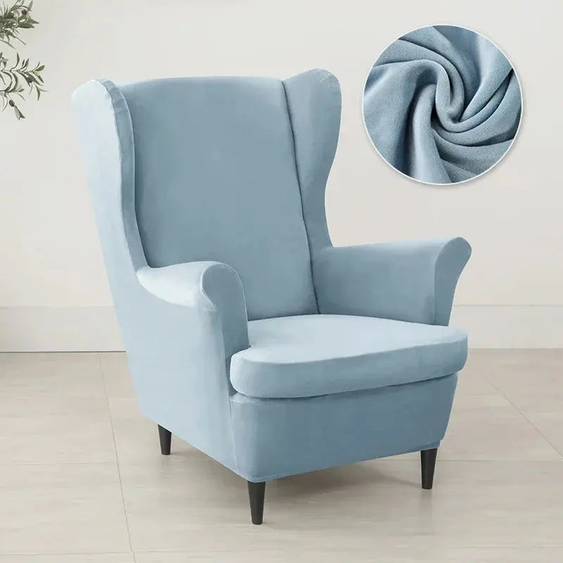 Housse Fauteuil à Oreilles Velours VELORIN Housse de France