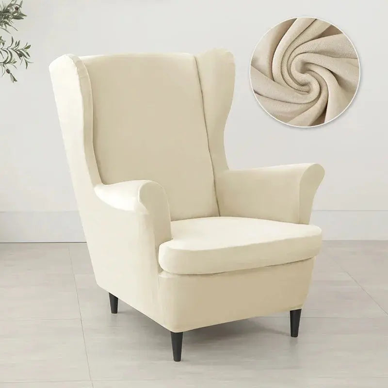 Housse Fauteuil à Oreilles Velours VELORIN Housse de France