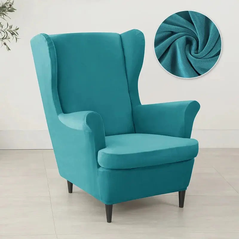 Housse Fauteuil à Oreilles Velours VELORIN Housse de France