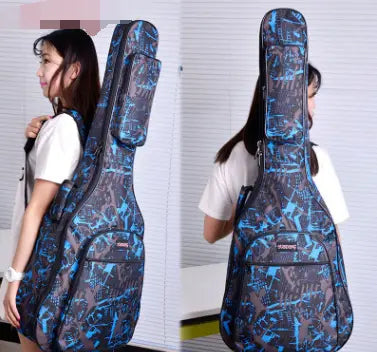 Housse Guitare Oxford Résistante GUILIO Colorful blue-38 39