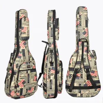 Housse Guitare Oxford Résistante GUILIO Flag map-40 41
