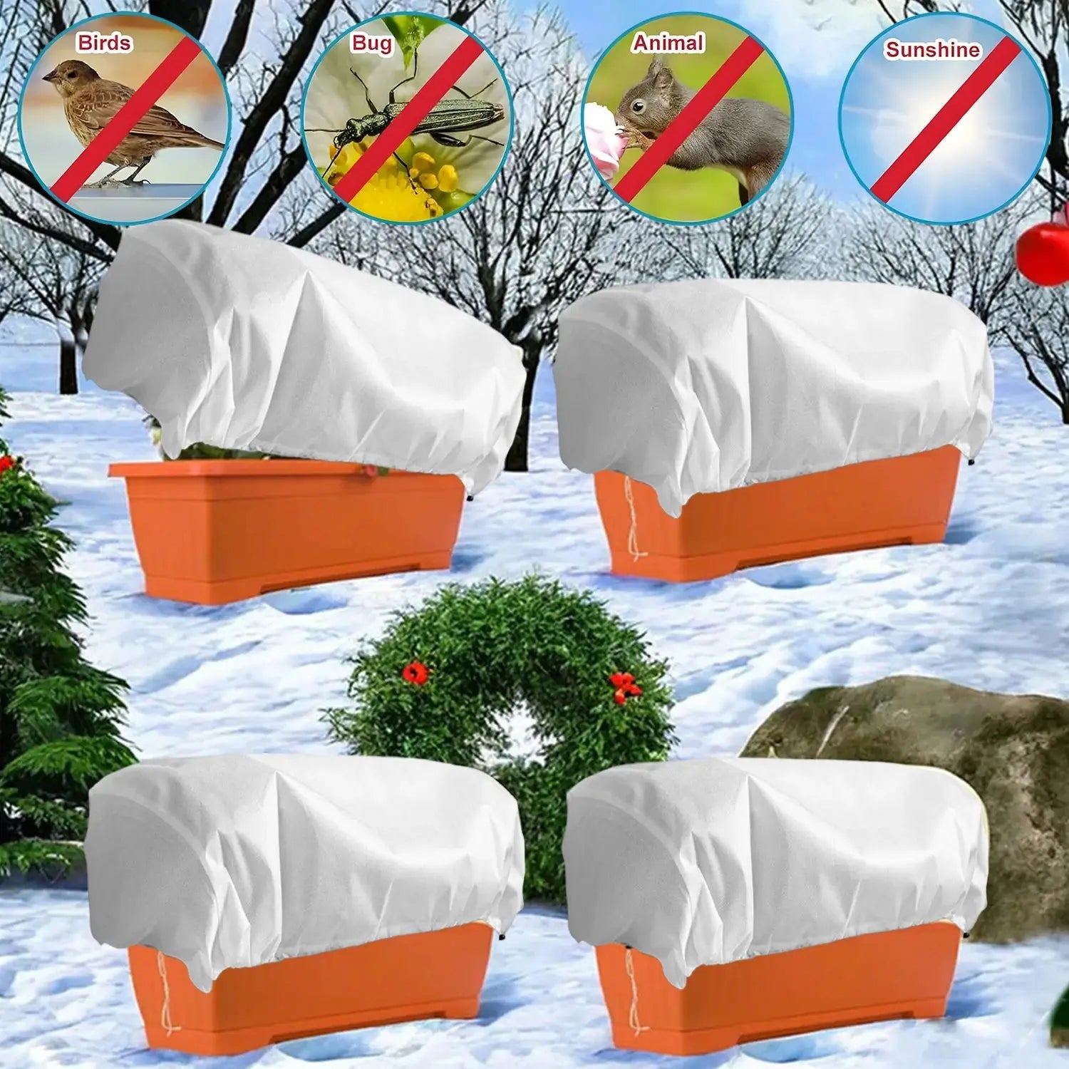 Housse Hivernage Plante Non-Tissé POLARA Housse de France